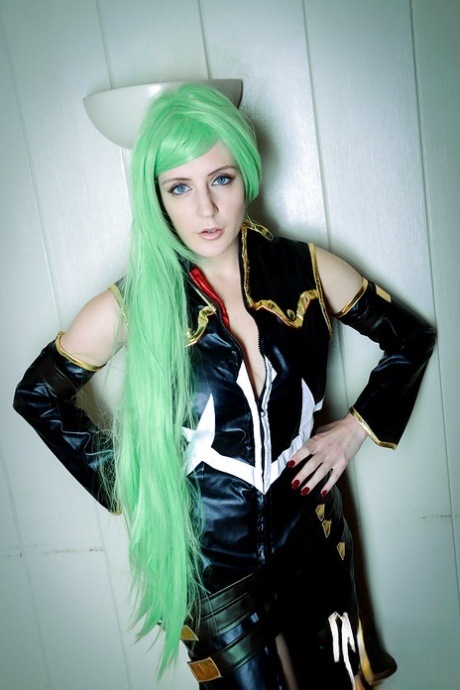 Euro fetish model Samantha Bentley in sexy Cosplay photo set