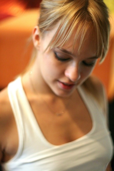 Hungarian yoga instructor Blue Angel stretches her body in her sportswear